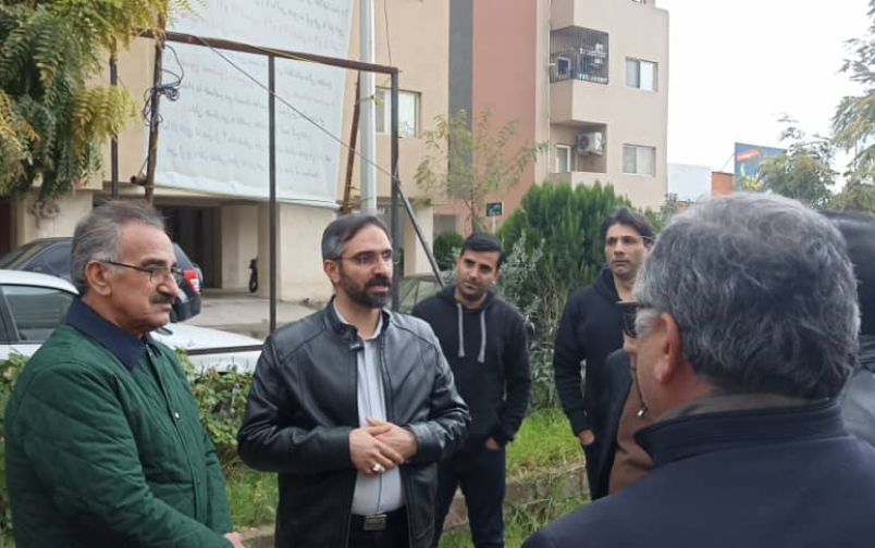 بازدید شهردار ساری از شهرک زیتون و جاده گلما