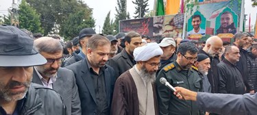 تشییع پیکر مطهر شهیدان علی فاضلی و هادی چاکسری در آمل