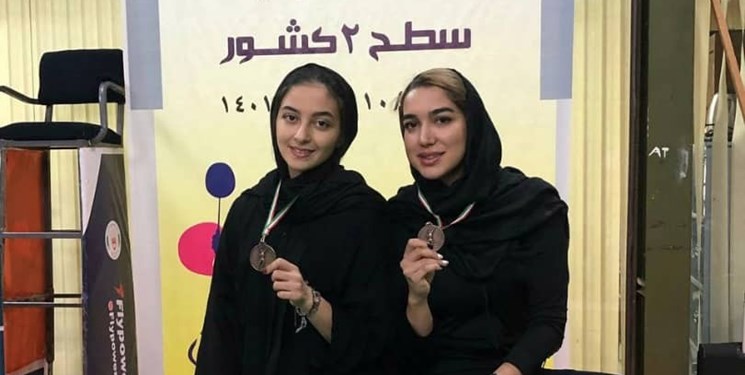 کسب مقام سوم بدمینتون بازان بانوی گیلانی در کشور