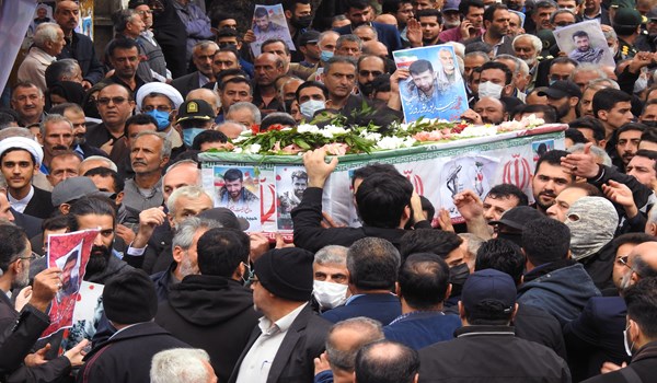 فیلم| وداع گیلانی‌ها با مدافع حرمی که شهید امنیت شد