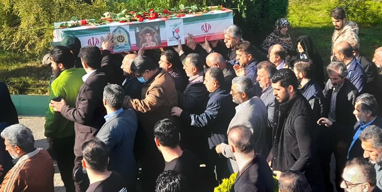 تشییع باشکوه شهید مدافع وطن در محمودآباد+ عکس