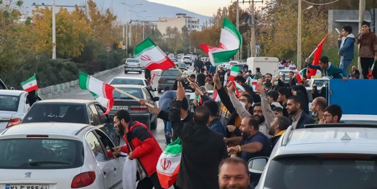 شادی مردم مازندران بعد از برد شیرین و تاریخی ایران مقابل ولز + فیلم