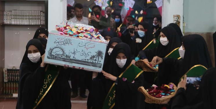 تشییع پیکر مطهر 14 شهید گمنام طی ایام فاطمیه در 10 شهر مازندران