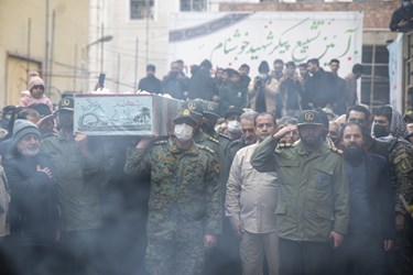 تشییع شهید گمنام در گرگان