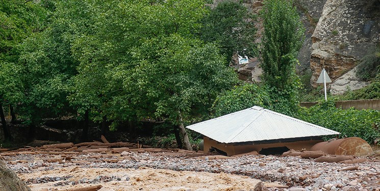 جانمایی 2 روستای تخریبی براثر سیل در چالوس