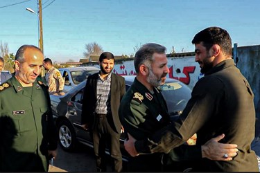 دیدار فرمانده سپاه مازندران با قهرمانان کشتی جهان