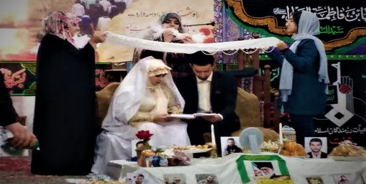 ازدواج آسان زوج شفتی در حرم شهدای گمنام/ از هم‌نشینی با ملائک تا پرهیز از زرق‌وبرق بی‌اثر
