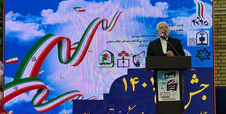 مراسم گلبانگ انقلاب در گرگان/ دانش‌آموزان امروز آینده سازان فردای انقلاب اسلامی هستند
