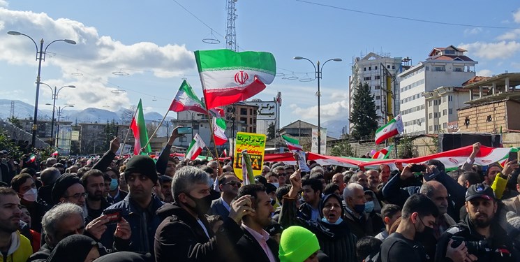 قدردانی از حضور تماشایی مازندرانی‌ها در راهپیمایی 22 بهمن