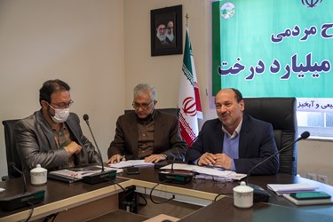 نشست خبری طرح مردمی کاشت یک میلیارد درخت در گلستان