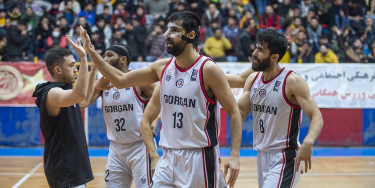 لیگ برتر بسکتبال| شهرداری گرگان همچنان بدون باخت در صدر جدول