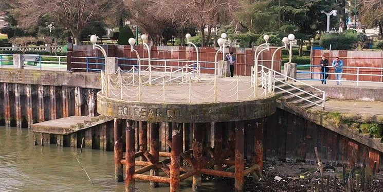 اسکله گرد تاریخی بلوار انزلی احیا می‌شود