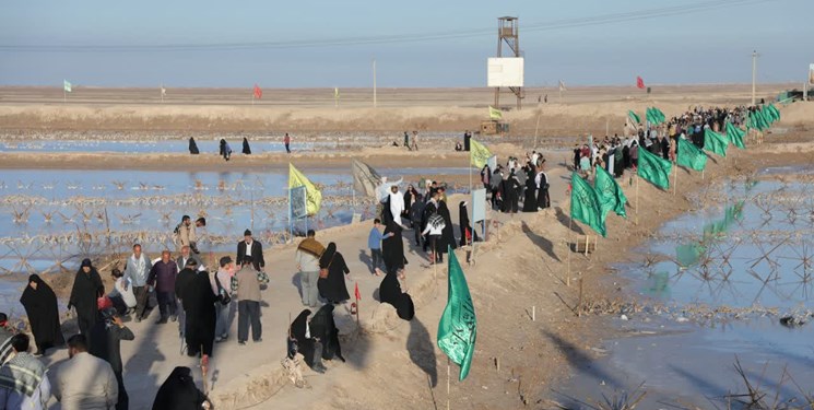 از حضور بانوی 80 ساله تا شور و حال نوجوانان دهه هشتادی/ این خاک بوی بهشت می‌دهد