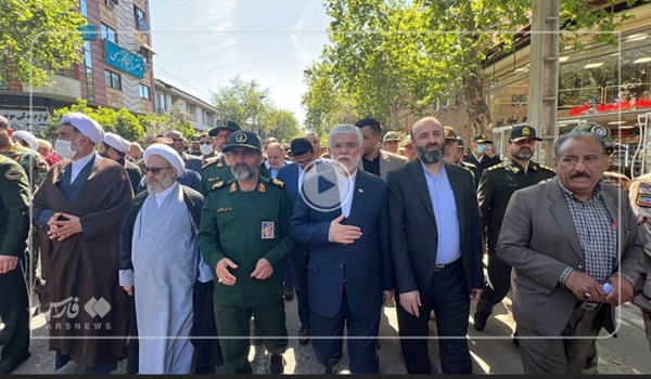 فیلم| حضور استاندار گلستان در مراسم تشییع پیکر مطهر شهید مهقانی