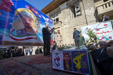 مراسم تشییع «شهید مقداد مهقانی» در گرگان