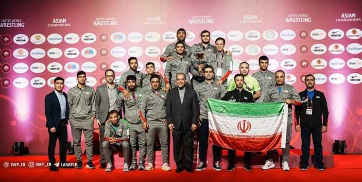 با درخشش مازندرانی‌ها؛ تیم کشتی ایران با اقتدار قهرمان آسیا شد