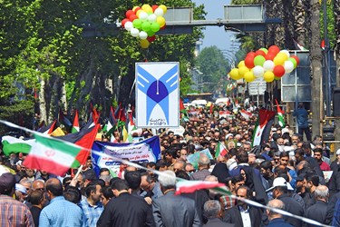 راهپیمایی روز قدس در رشت