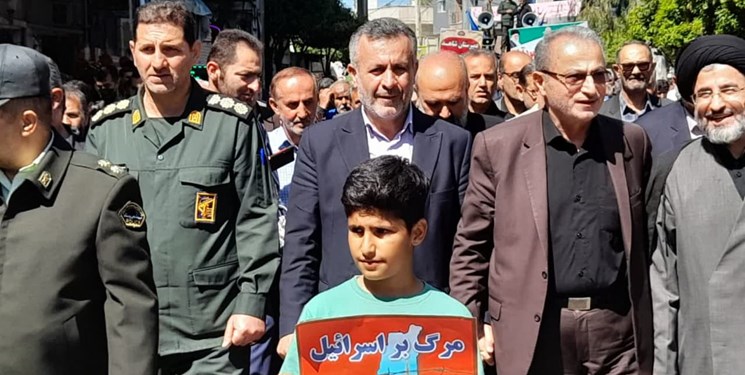 حضور پرشور مردم محمودآباد در راهپیمایی روز قدس