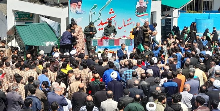 استقبال باشکوه از شهید گمنام در محمودآباد + عکس