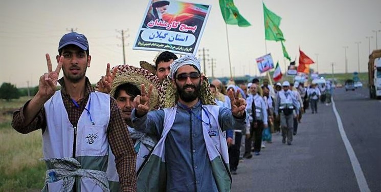 رستاخیز زائران گیلانی امام انقلاب