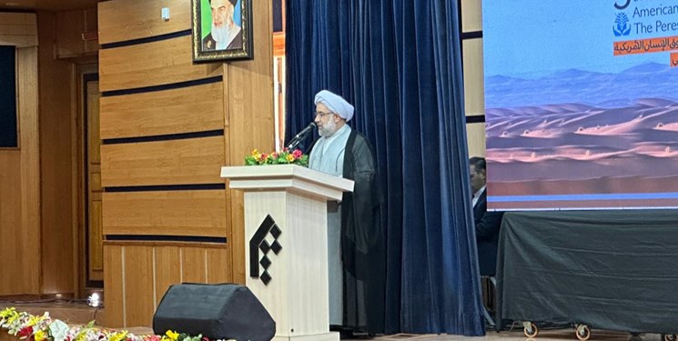 رئیس جامعه المصطفی: انقلاب سرافراز ایران اسلامی، پرچمدار تببین نقض حقوق بشر آمریکایی است