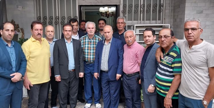 دیدار تاج با پیشکسوتان فوتبال گیلان