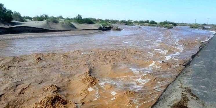 جاده گنبدکاووس - اینچه‌برون به‌دلیل سیلاب مسدود است