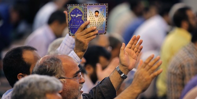 برگزاری مراسم دعای ندبه کشوری توسط هیات رزمندگان ساری