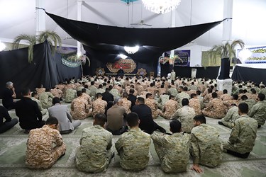 مراسم عزاداری سید و سالا ر شهیدان در دانشگاه علوم دریایی نوشهر
