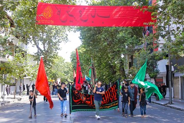 دسته‌روی روز عاشورا در ساری