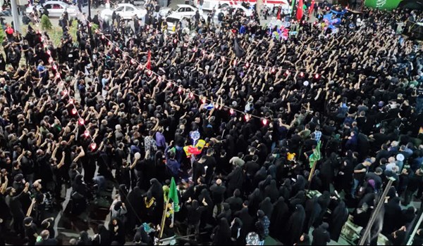 فیلم| دسته‌روی عزاداران حسینی بابل در شام غریبان