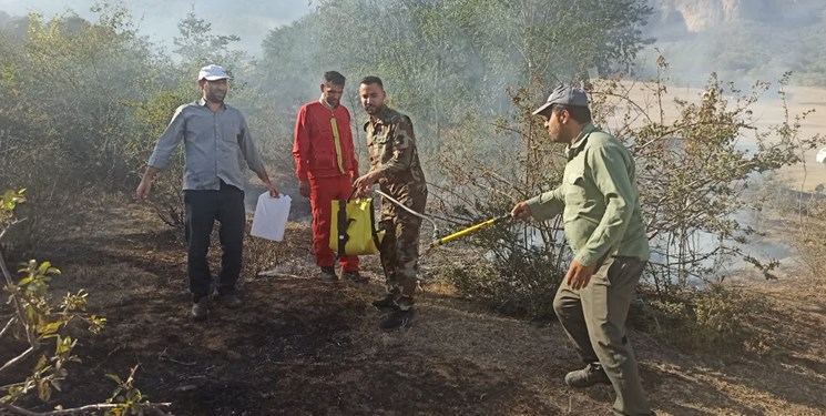 آتش‌سوزی در گلستان مهارشد