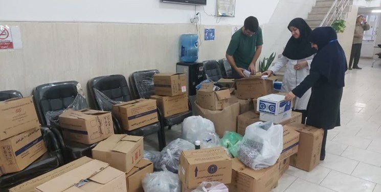از خدمات رایگان بسیجیان جامعه پزشکی آمل به زائران اربعین تا ارسال 25 کامیون نذورات مردم نکا