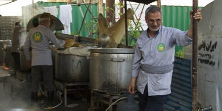 خدمات رسانی موکب علی ابن موسی الرضا(ع) گلستان به زائران  اربعین