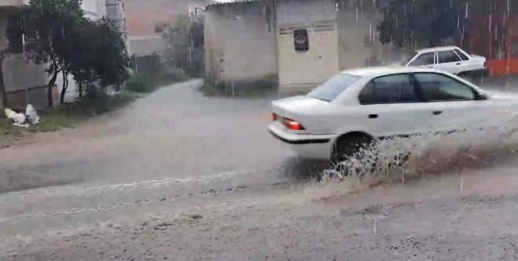 رگبارهای سیل‌آسای تابستانی در مازندران