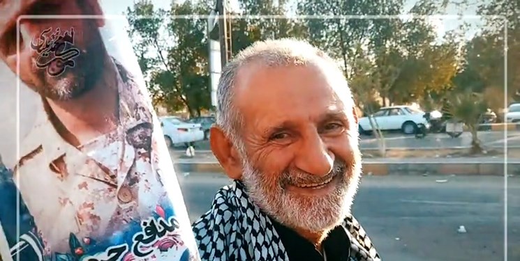 ملاقات بیرق دو شهید در اربعین+ فیلم