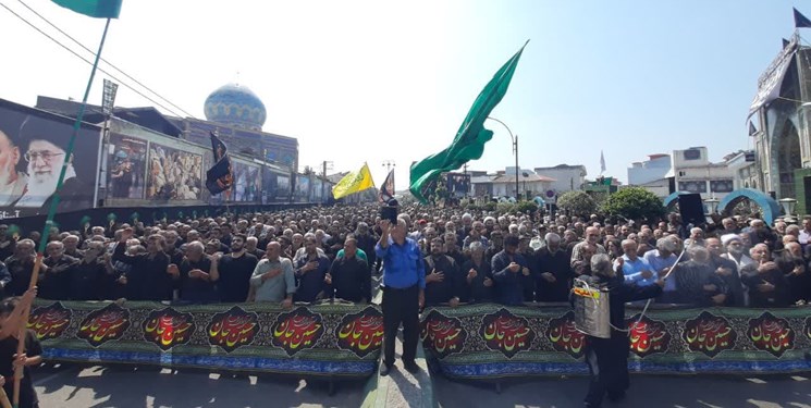 خیمه اربعین حسینی در آستانه‌اشرفیه برپا شد