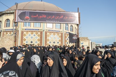 پیاده روی دلدادگان اربعین آق قلا