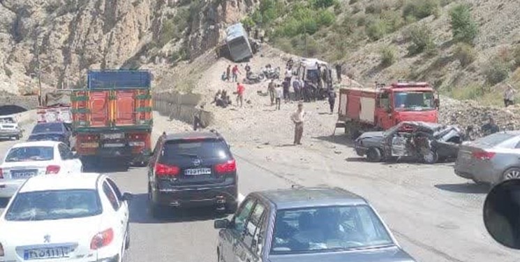 حادثه اتوبوس سوادکوه 5 فوتی برجای گذاشت