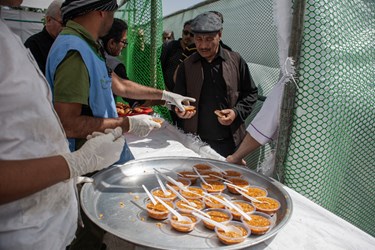 اطعام رضوی در موکب استان گلستان