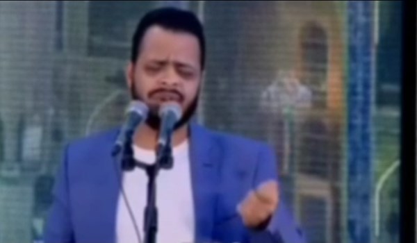 فیلم| مدیحه‌سرایی مداح عراقی در اجلاس پیرغلامان حسینی