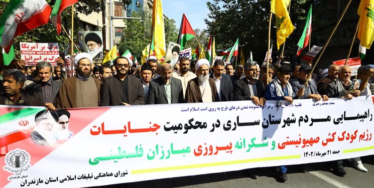 طنین طوفان مرگ بر اسرائیل در دیار علویان + عکس