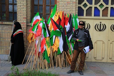 راهپیمایی مردم ساری در حمایت از مردم مظلوم غزه