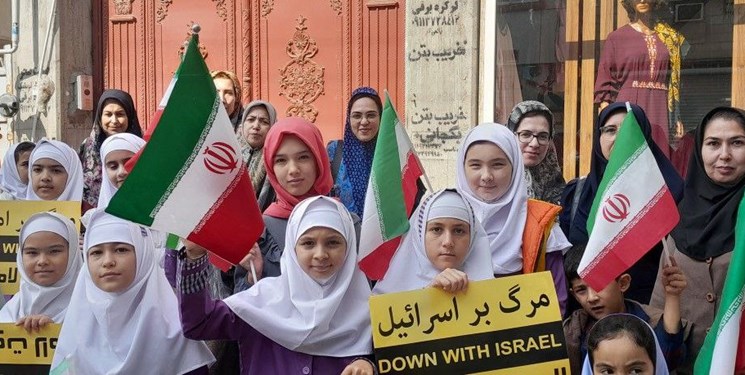 حمایت دانش‌آموزان و فرهنگیان گلستانی از مردم مظلوم فلسطین