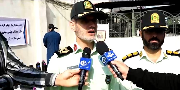 کشف محموله 90 کیلوگرمی تریاک در یک کامیون در ساری