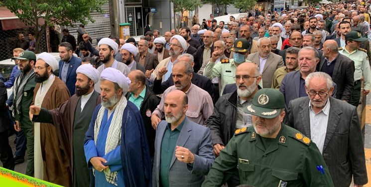 غرب مدعی حقوق بشر به جای حمایت از مردم فلسطین از رژیم غاصب حمایت می‌کند + عکس و فیلم