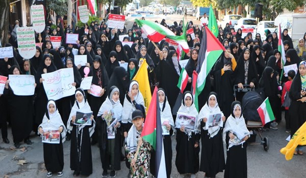 اجتماع بزرگ مادران و کودکان بندرانزلی در حمایت از کودکان غزه