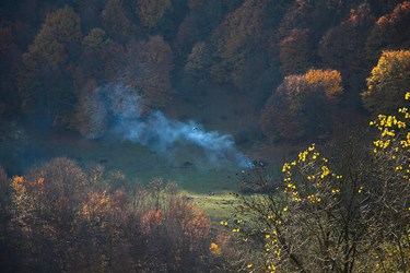 گلگشت پاییزی در طبیعت کوهستان چالوس