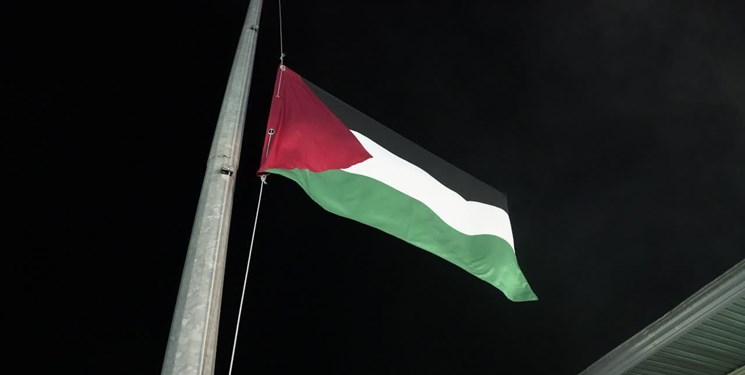 اهتزار پرچم فلسطین در دهکده جهانی مقاومت