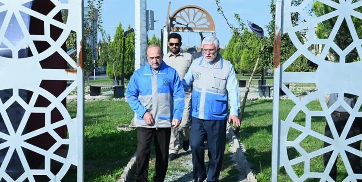 رئیس سازمان مدیریت بحران وارد گلستان شد